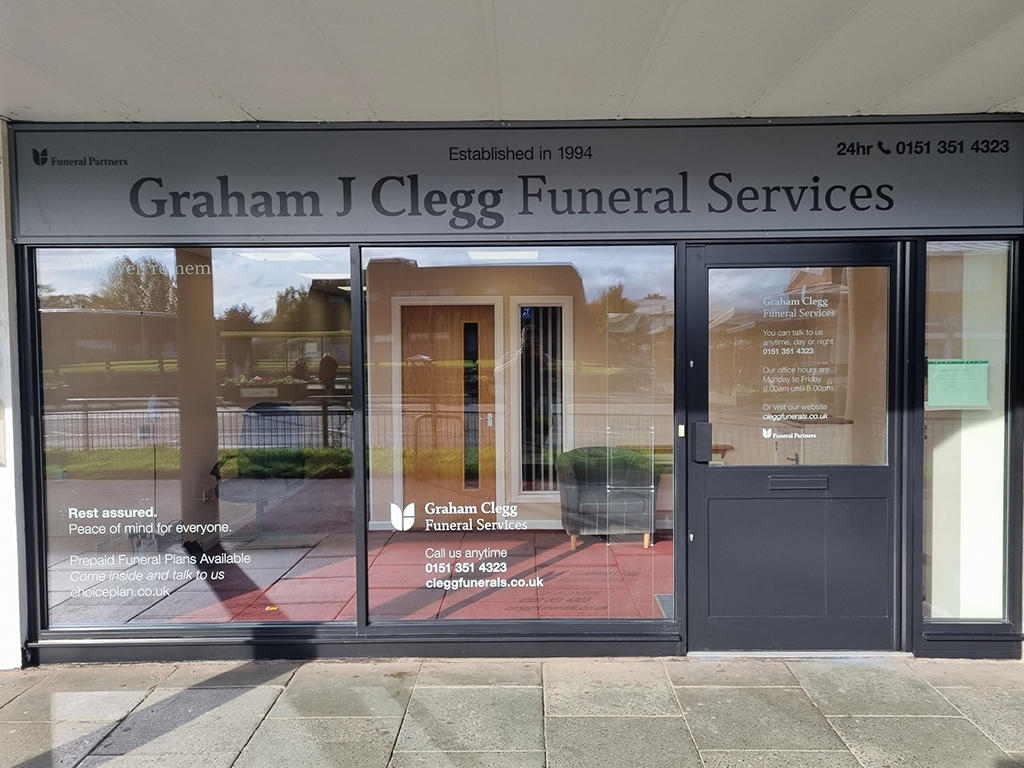 Exterior shot of Graham J Clegg Funeral Home